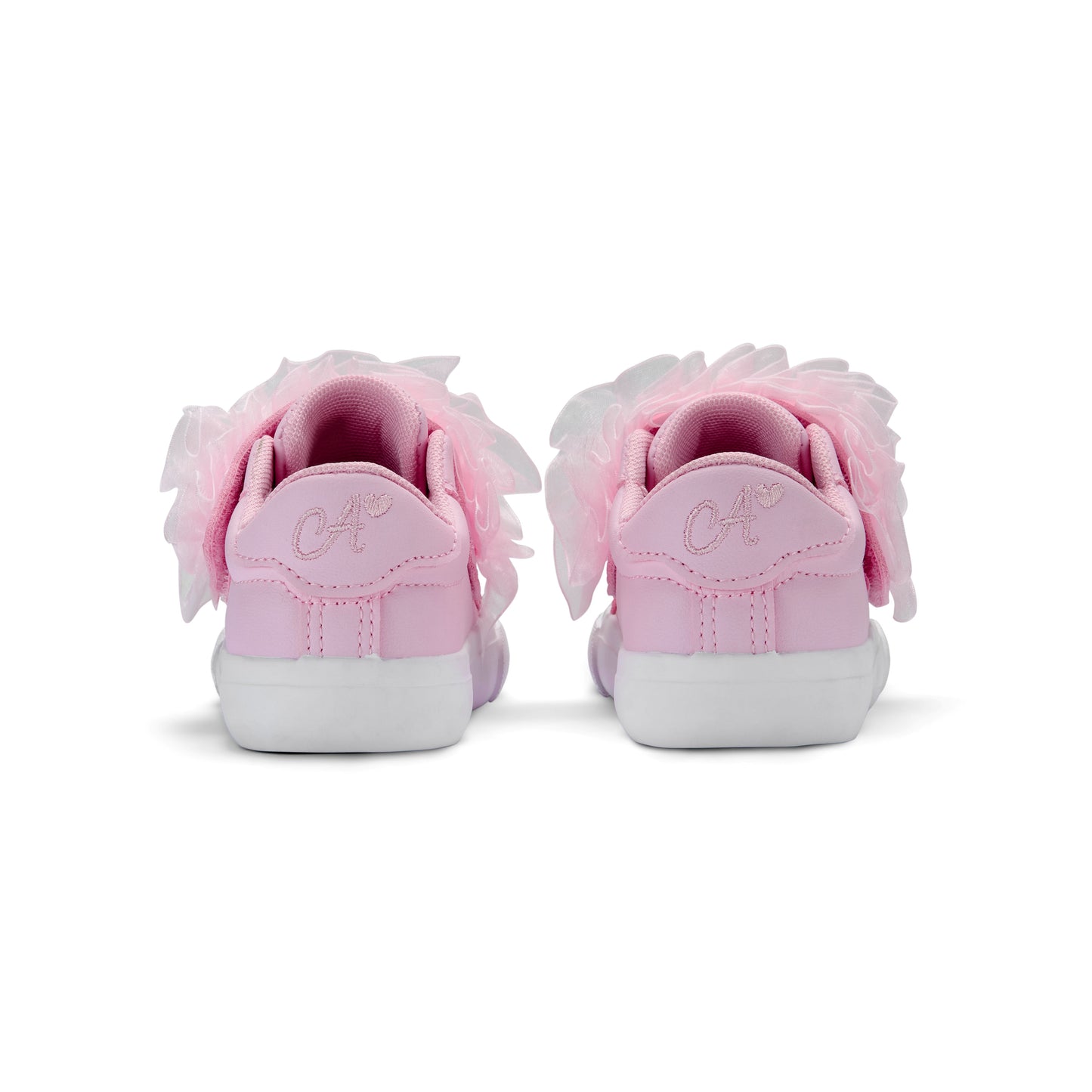 Little A Tully Pink Tulle Trainers