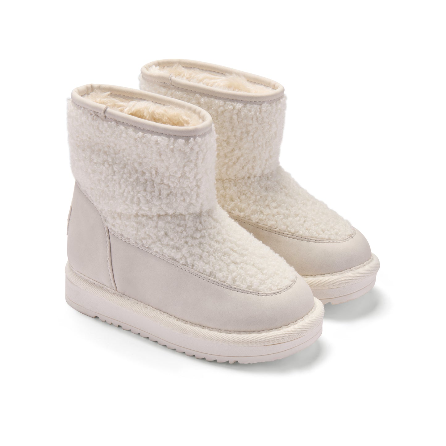 Little A Teddy Cream Boucle Boots