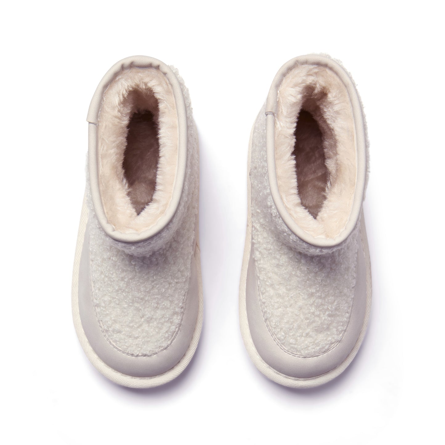Little A Teddy Cream Boucle Boots