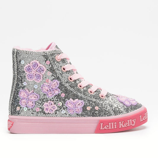 Lelli Kelly Taylor Silver Embellished Hi Tops