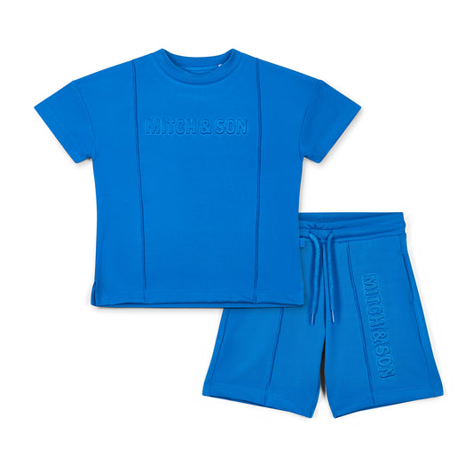 Mitch & Son Harper Blue Short Set