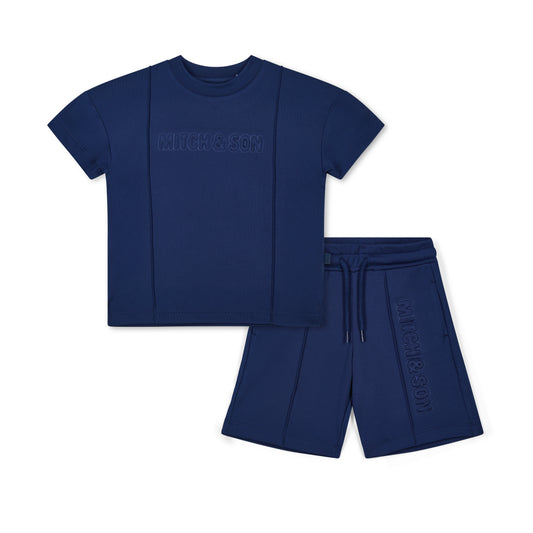 Mitch & Son Harper Navy Short Set
