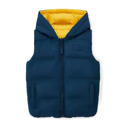 Mitch & Son James Navy Reversible Gilet