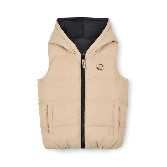 Mitch & Son James Beige Reversible Gilet