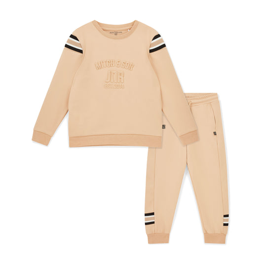 Mitch & Son Luis Beige Tracksuit