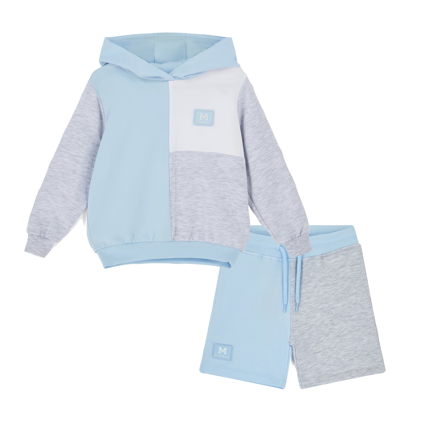 Mitch & Son Omar Blue Hoody Short Set