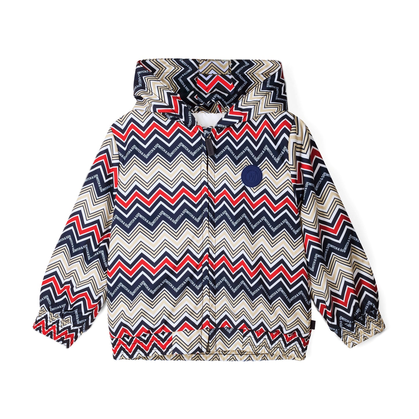 Mitch & Son Paddy Navy Chevron Jacket