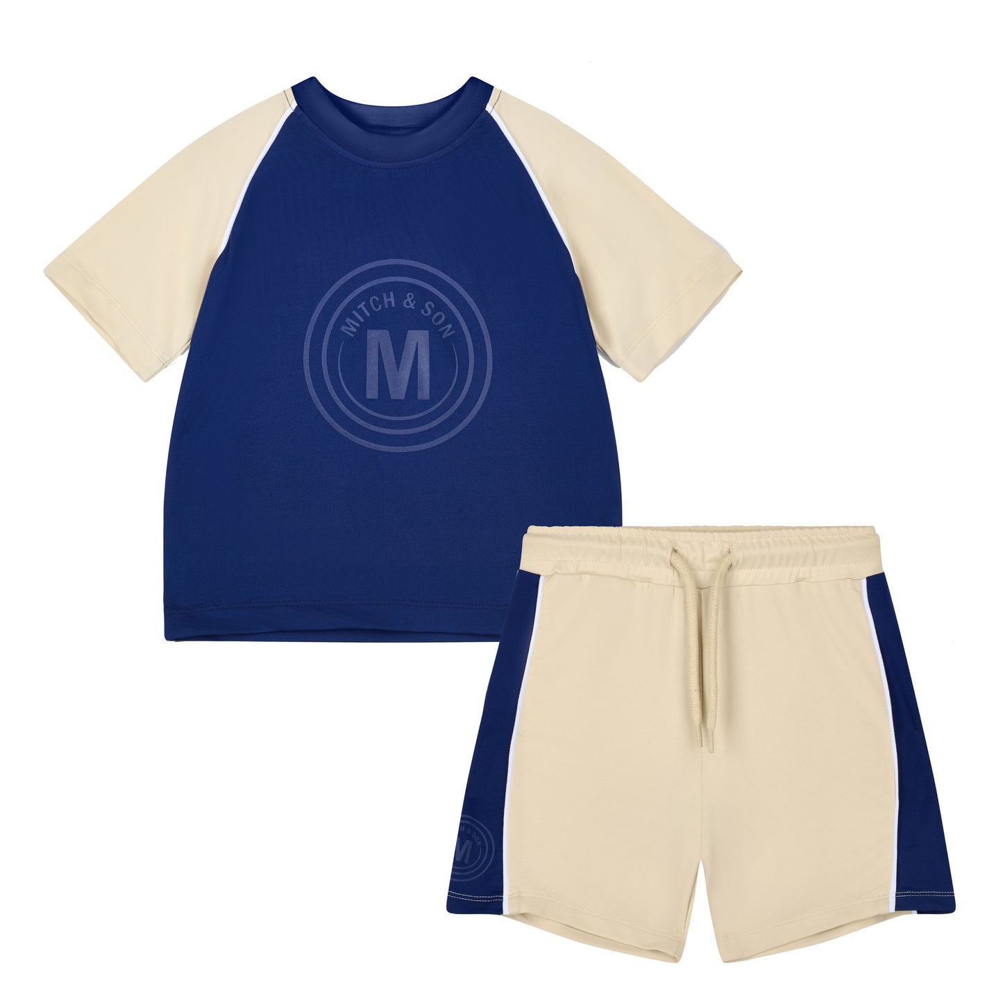 Mitch & Son Phillip Navy Short Set