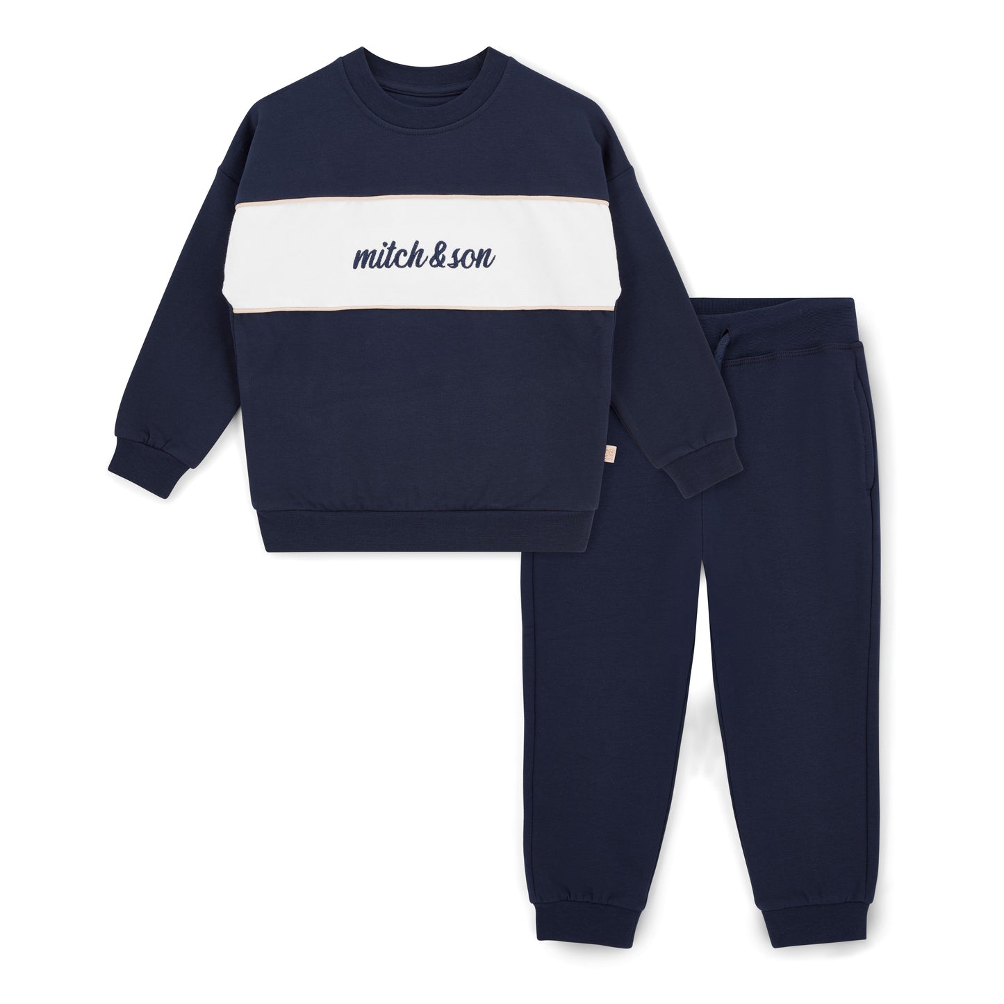 Mitch & Son Sean Navy Logo Tracksuit