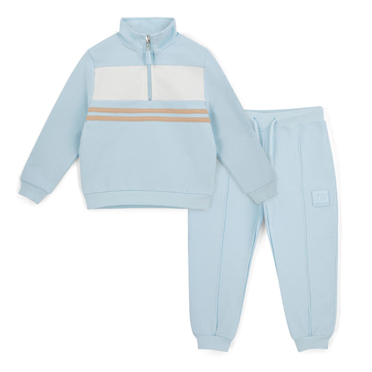 Mitch & Son Samson Blue 1/4 Zip Tracksuit