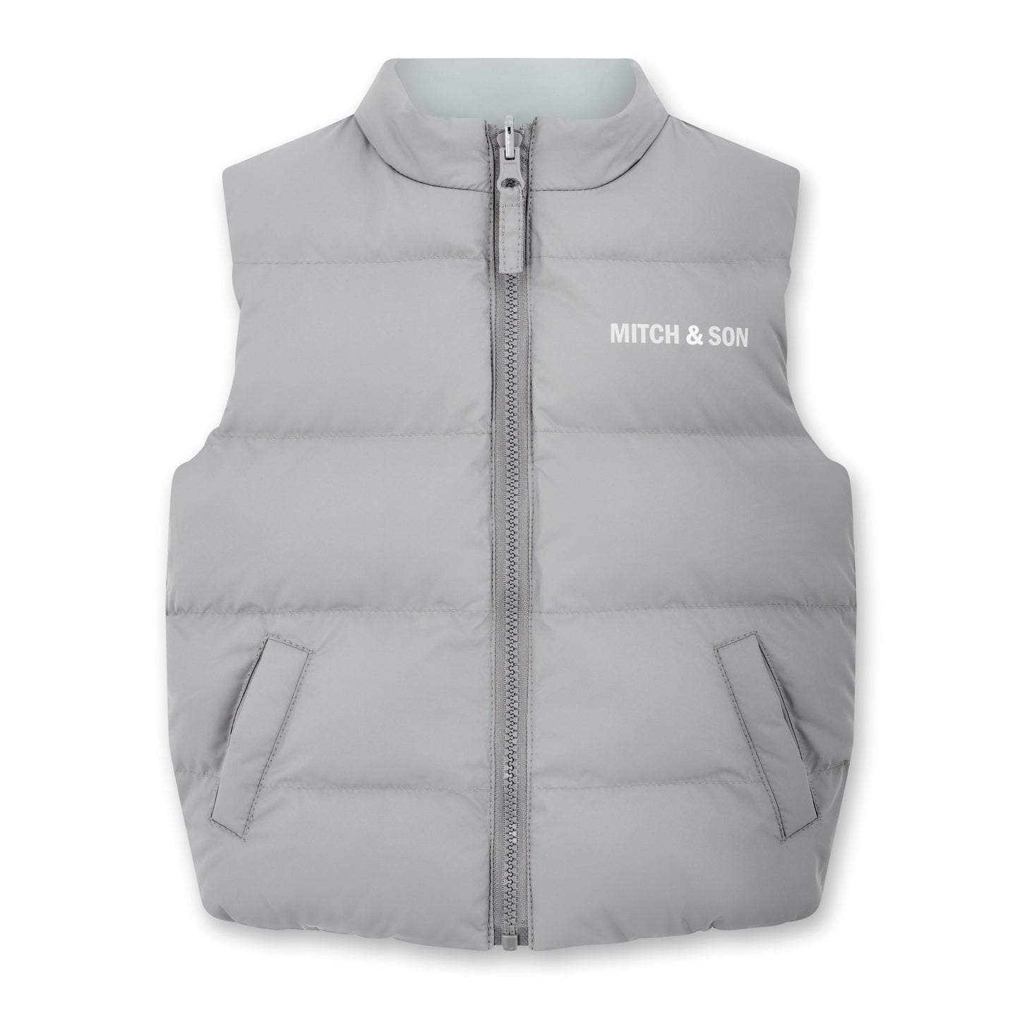 Mitch & Son Tristan Grey Reversible Gilet