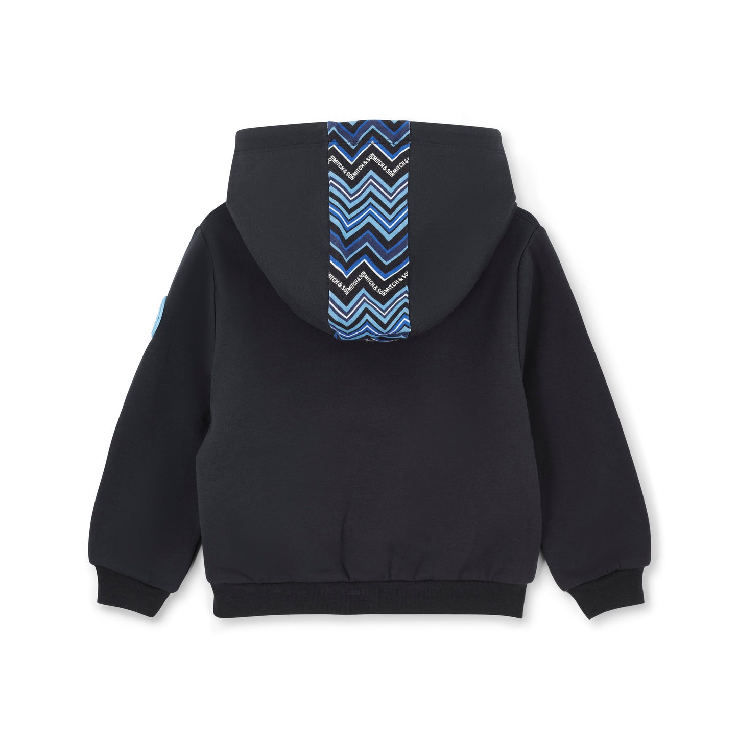 Mitch & Son Watson Black Zig Zag Hoody Tracksuit