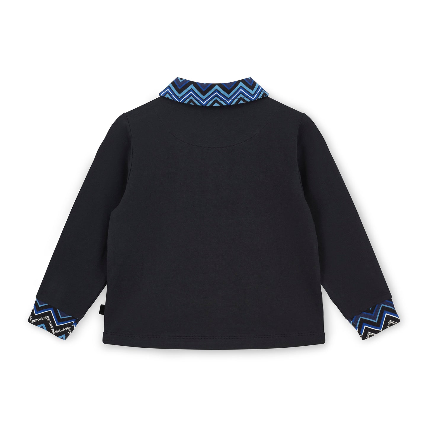 Mitch & Son Wright/Wesson Black Zig Zag Polo Set