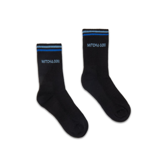 Mitch & Son William Black Sport Socks