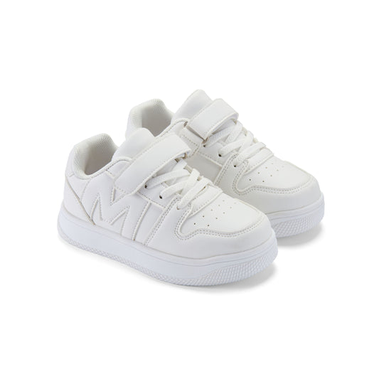 Mitch & Son Jump Low White Trainers
