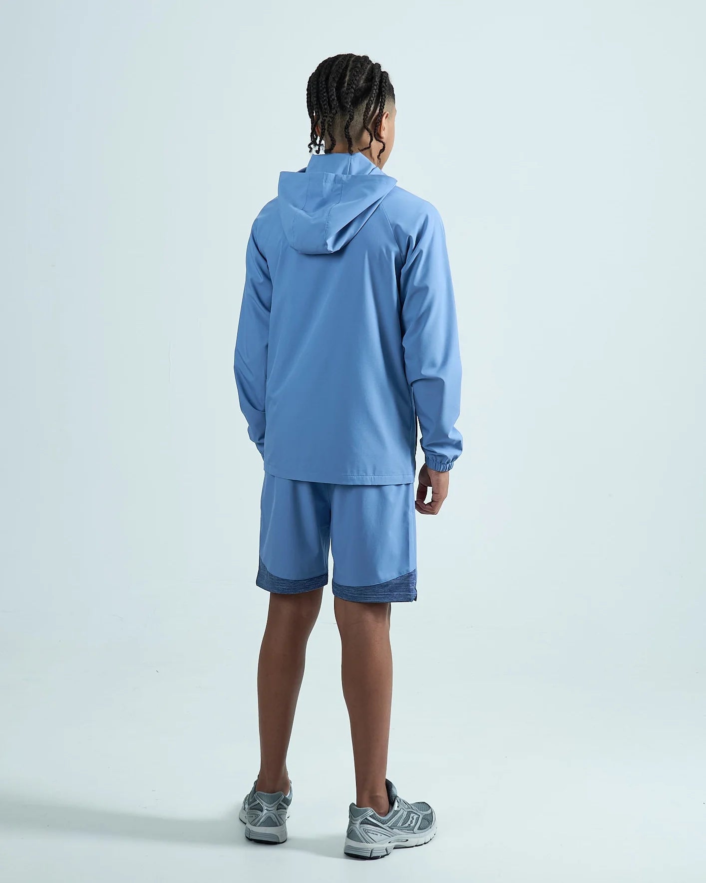 Frequency Arc Pastel Blue 3pc Short Set