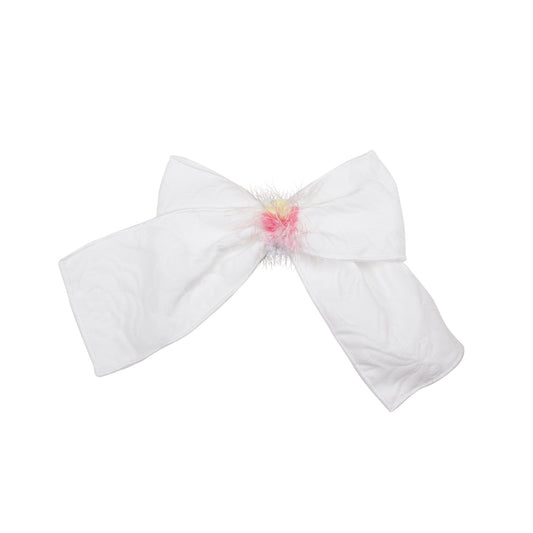 Naxos White & Multicolour Hairbow