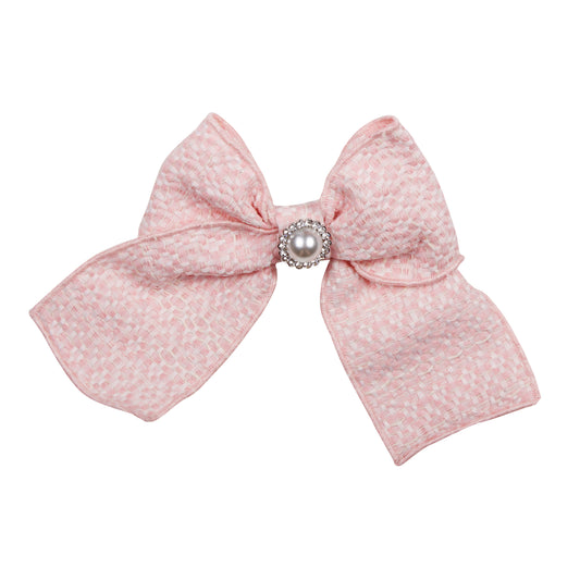 Naxos Pink Diamante Hairbow