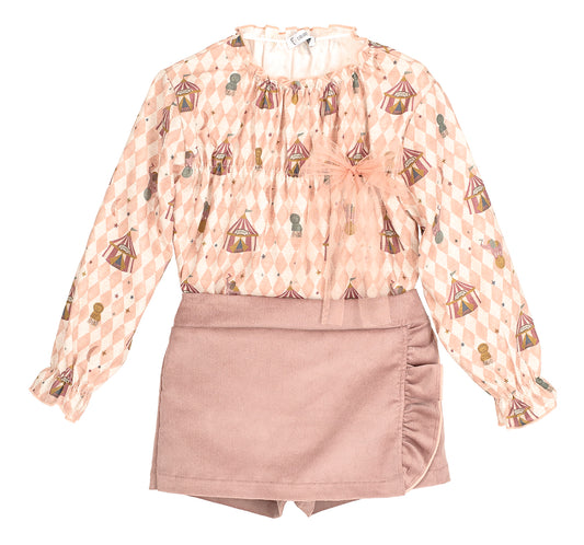 Calamaro Carousel Skort Set