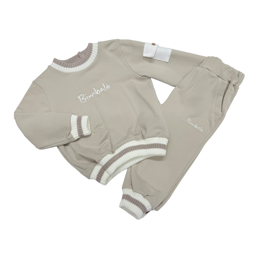 Bimbalo Beige Pocket Tracksuit