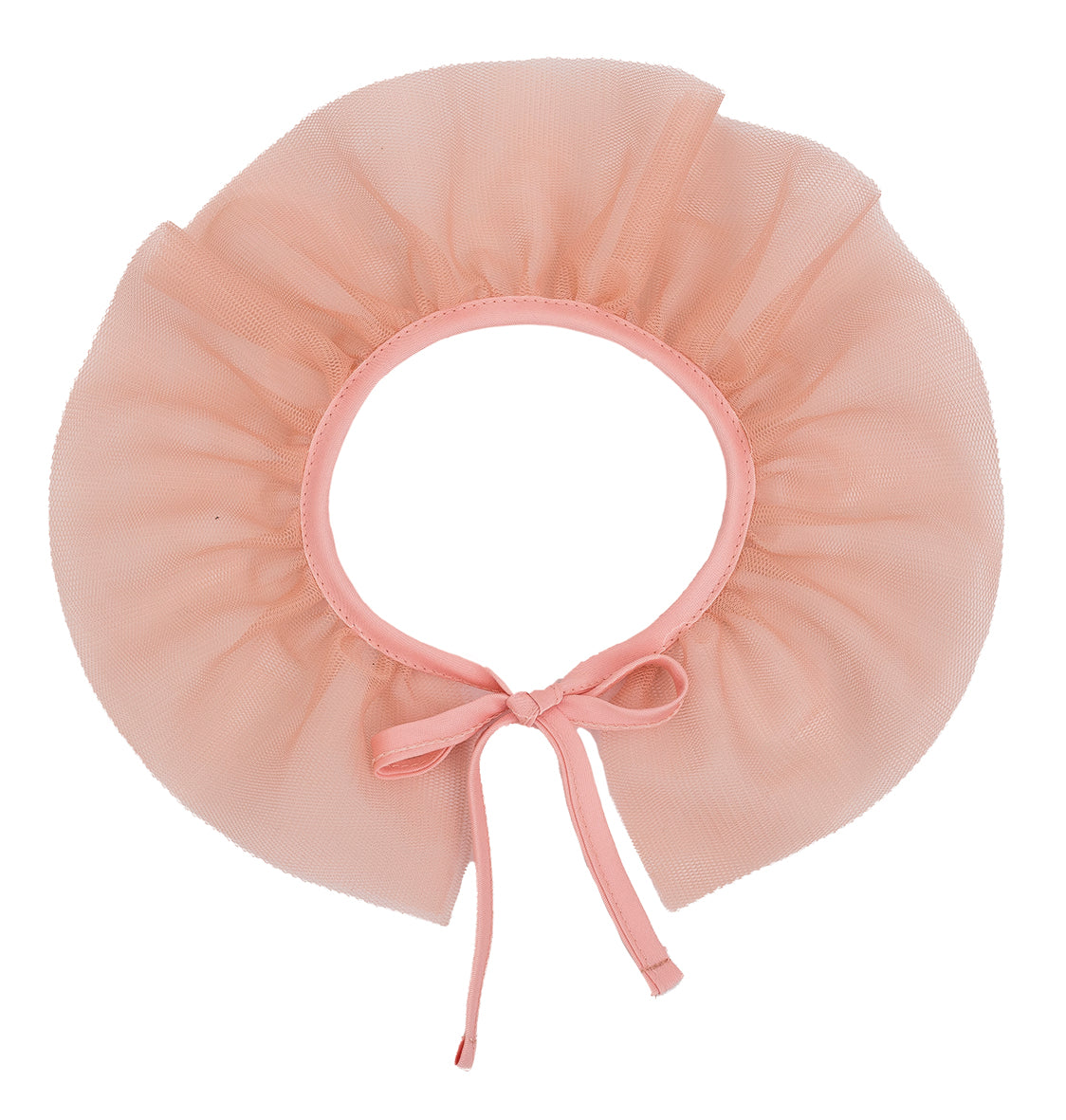 Calamaro Peach Tulle Collar