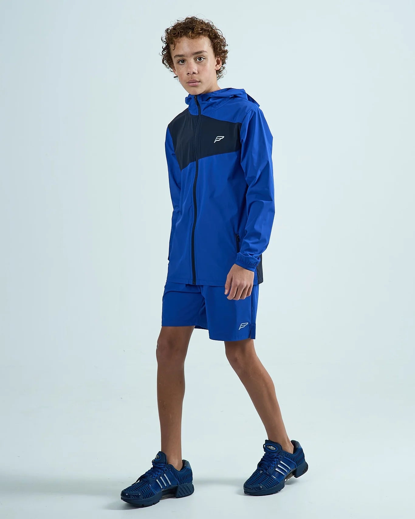 Frequency Stride Royal Blue & Navy 3pc Short Set