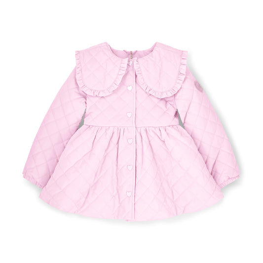 A Dee Riley Pink Quilted Collar Jacket
