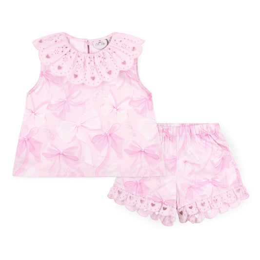 A Dee Ruby Bow Print Short Set
