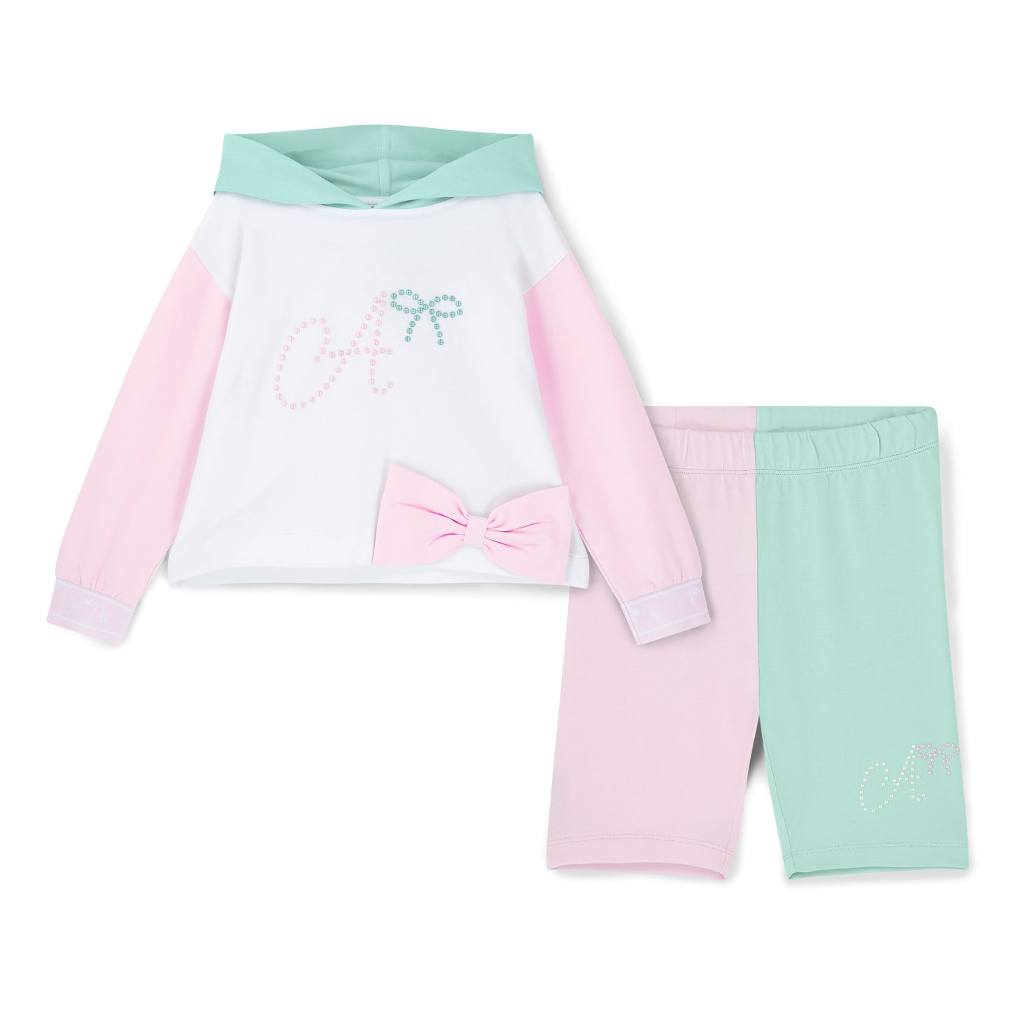 A Dee Reese Mint Hoody Cycle Short Set