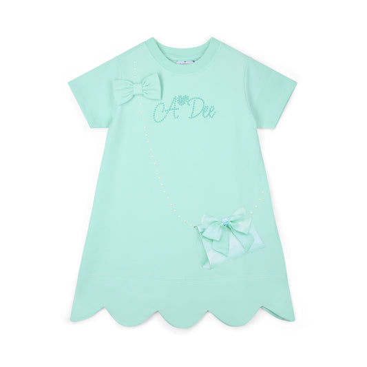 A Dee Regina Mint Handbag Dress