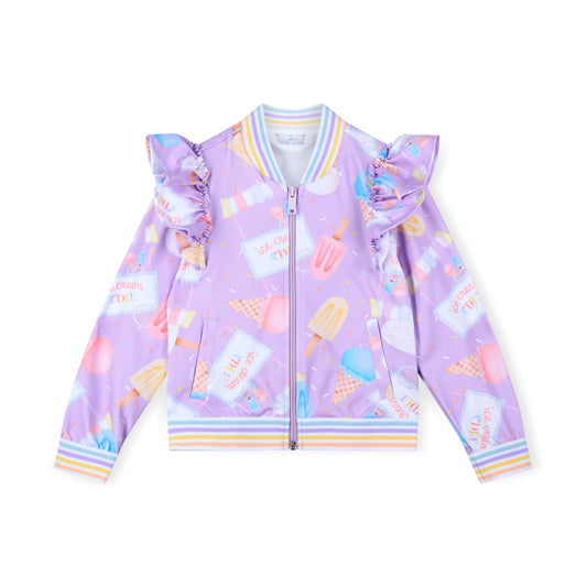 A Dee Stephanie Ice Cream Bomber Jacket
