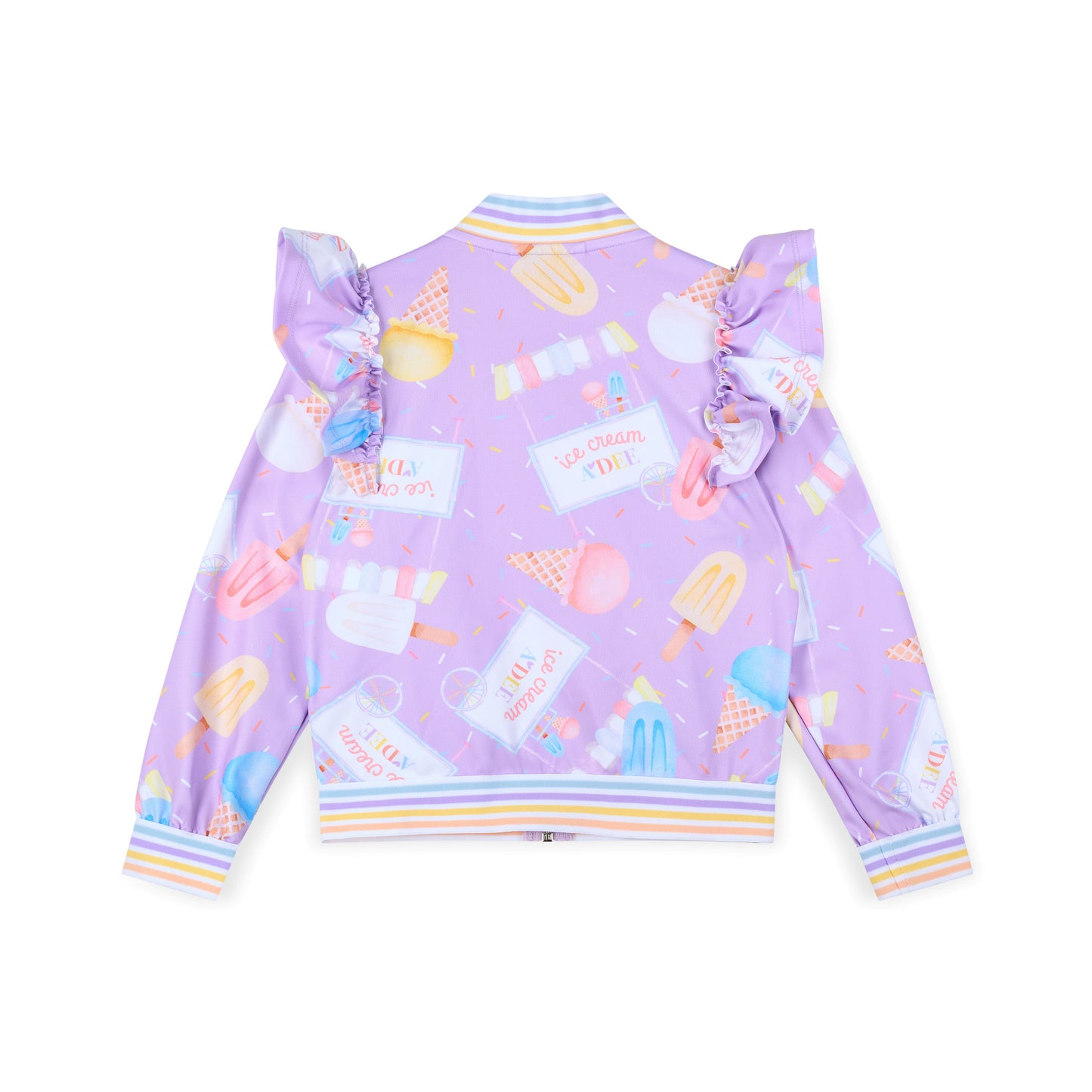A Dee Stephanie Ice Cream Bomber Jacket