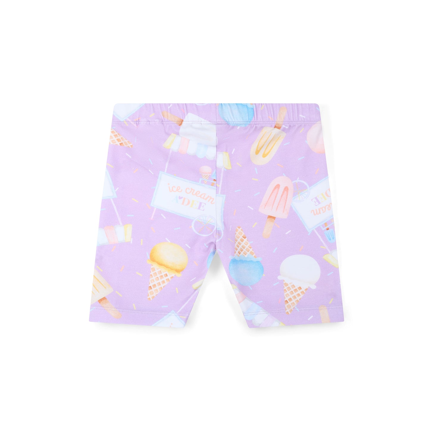A Dee Sophia Lilac Ice Cream Cycle Short Set