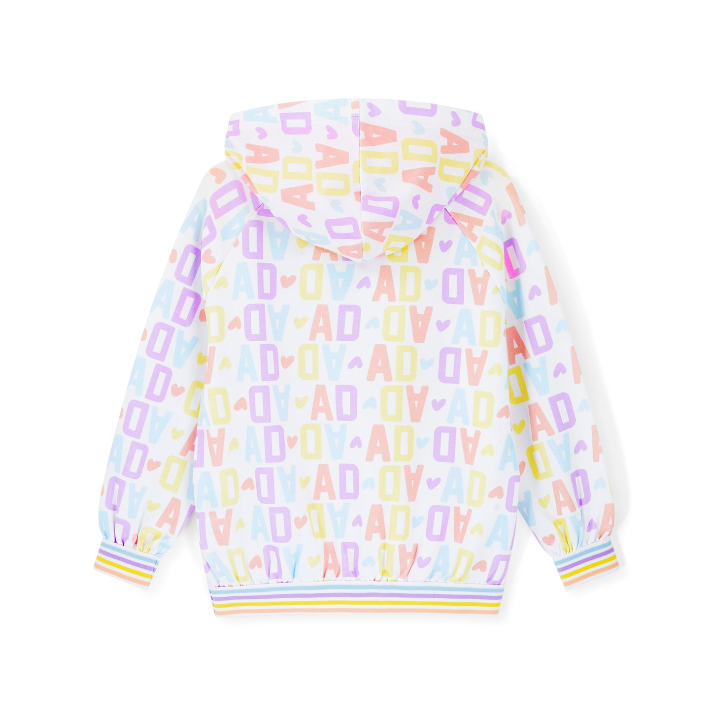A Dee Sisi Initial Print Hoody Cycle Short Set