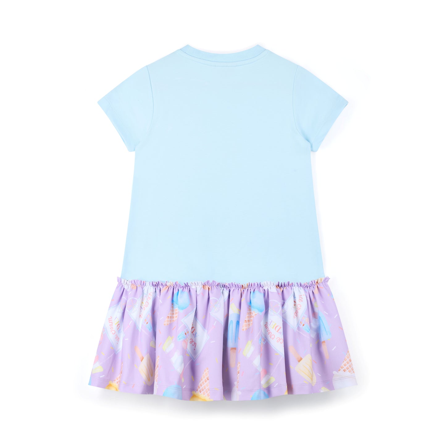 A Dee Sutton Blue Ice Cream Print Dress