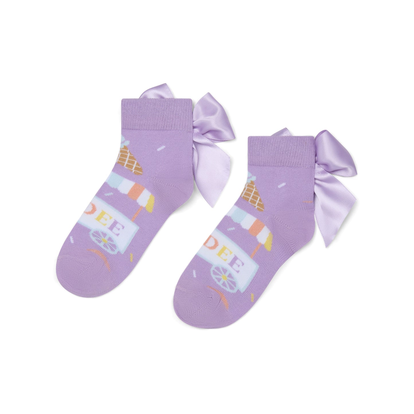 A Dee Sade Lilac Ice Cream Ankle Socks