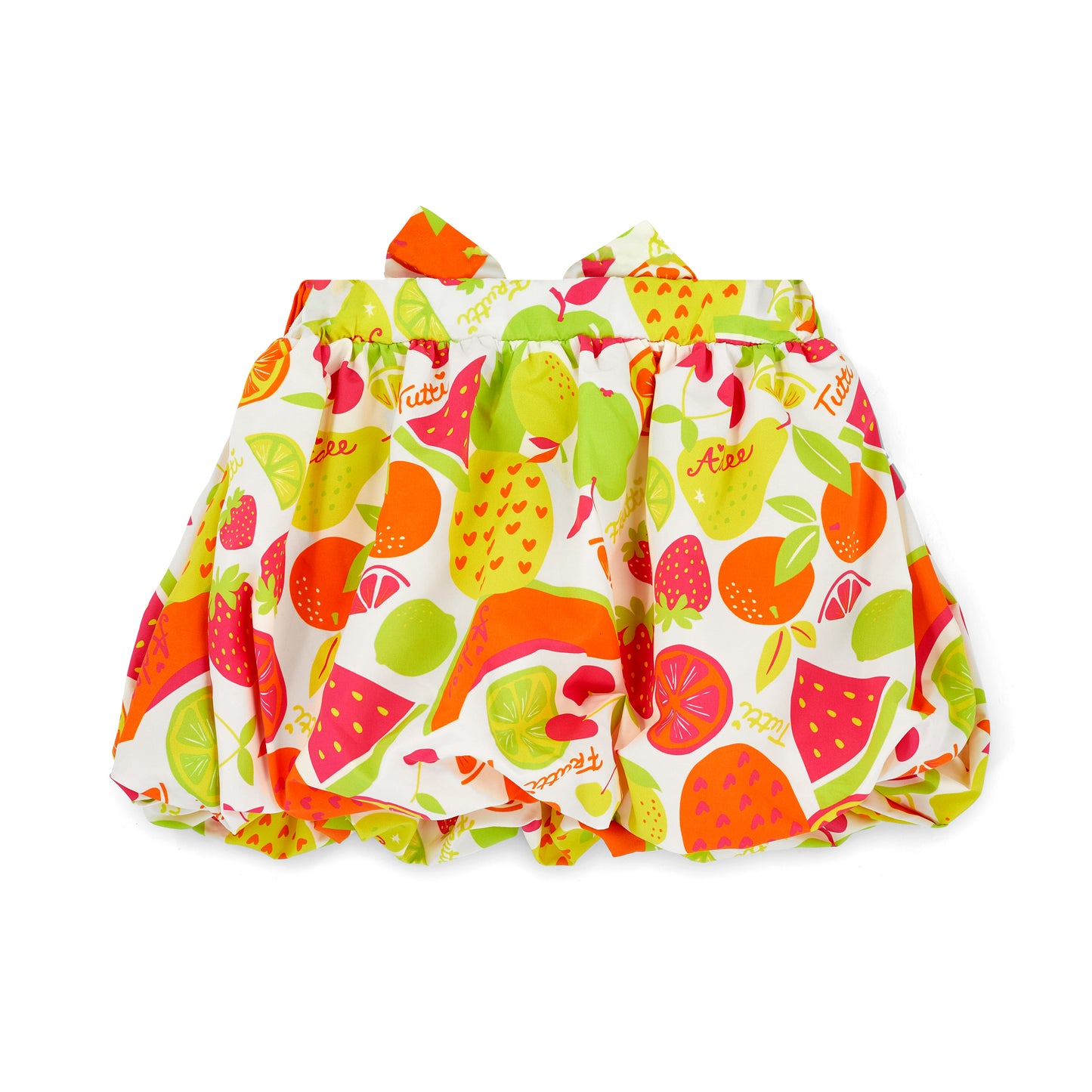 A Dee Tia Fruit Puff Ball Skirt Set