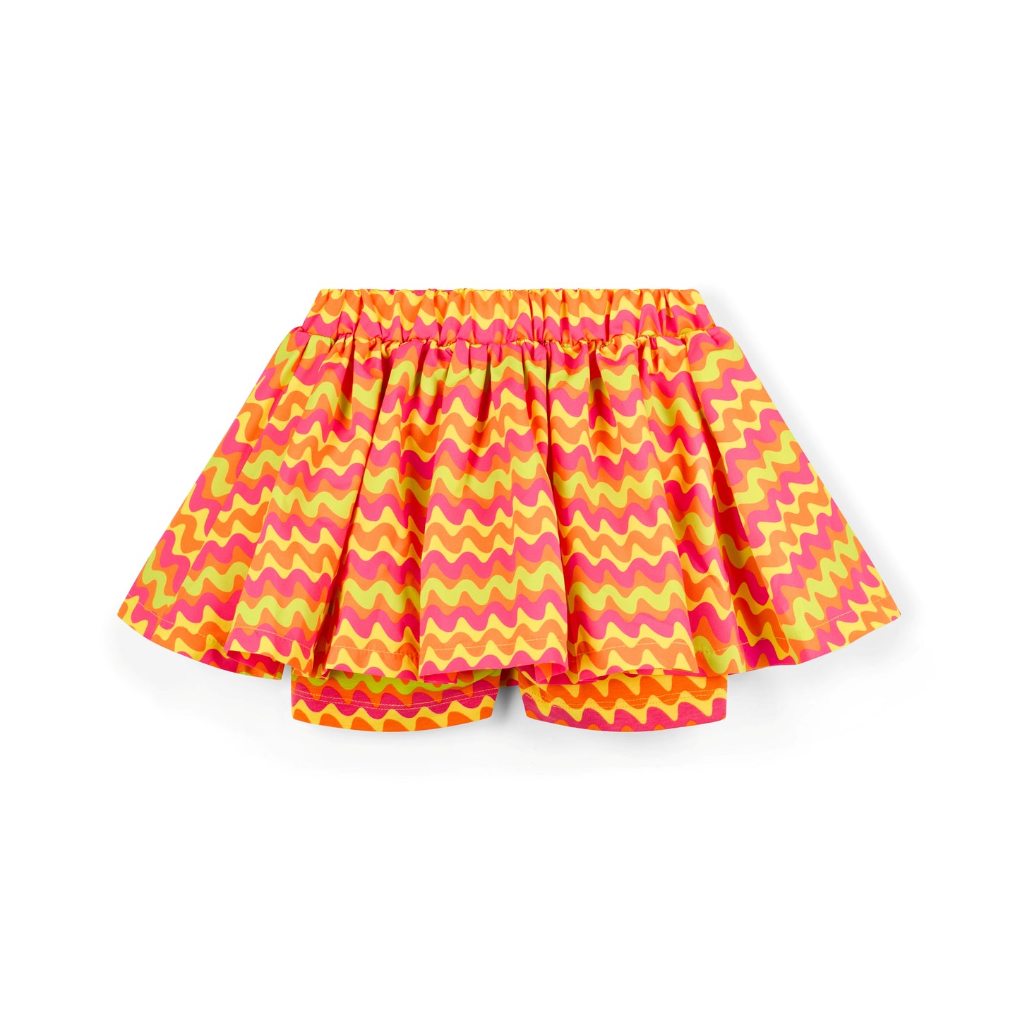 A Dee Tiffany Yellow Zig Zag Skort Set