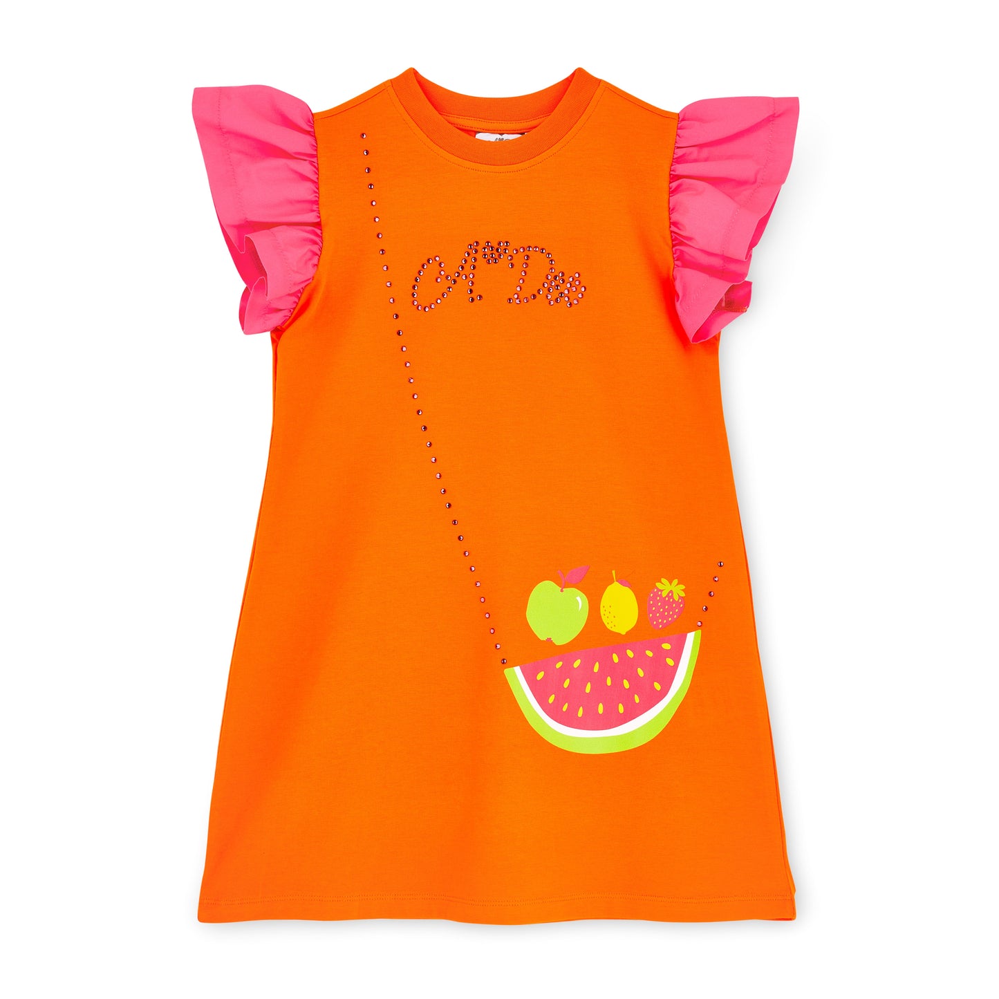 A Dee Tegan Orange Handbag Dress