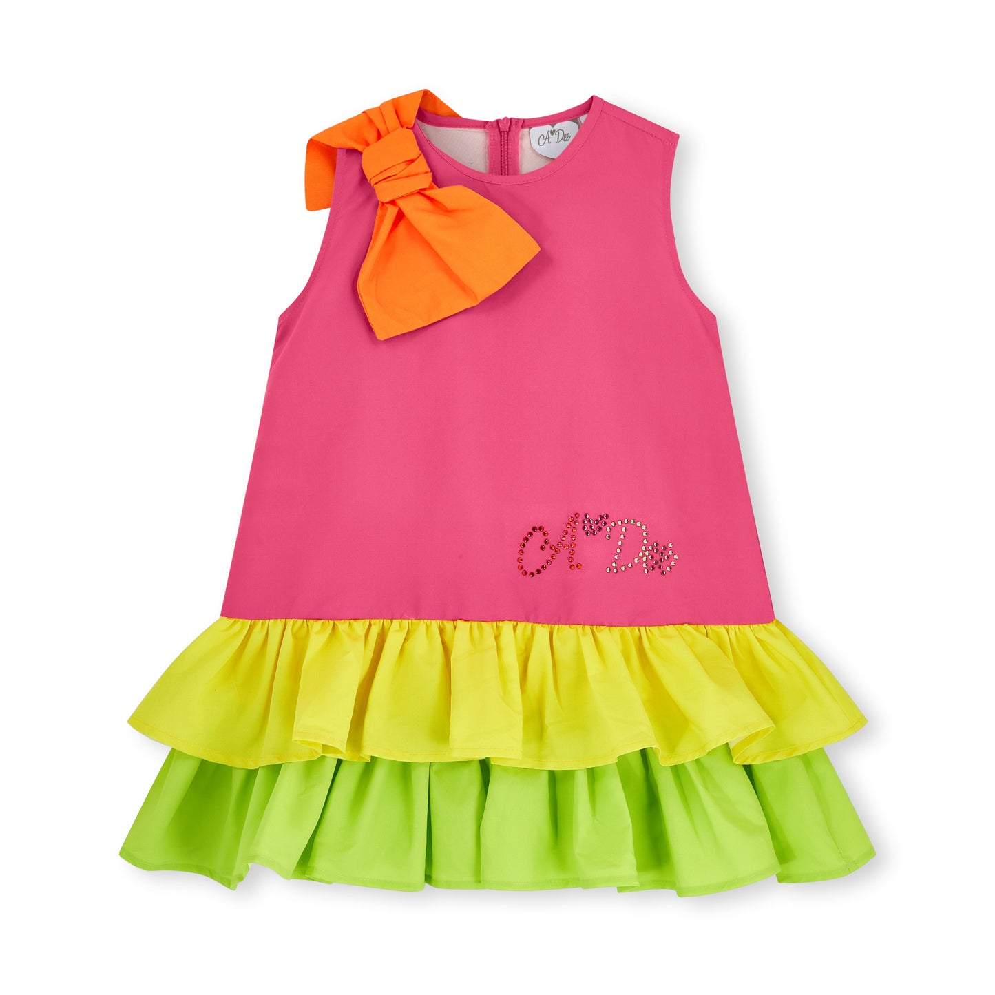 A Dee Trudy Pink Colour Block Dress