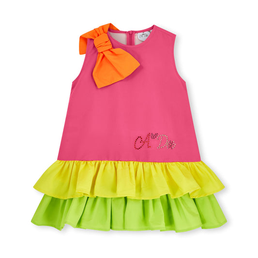 A Dee Trudy Pink Colour Block Dress