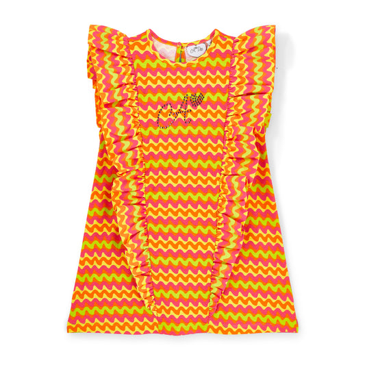 A Dee Tate Pink Zig Zag Dress