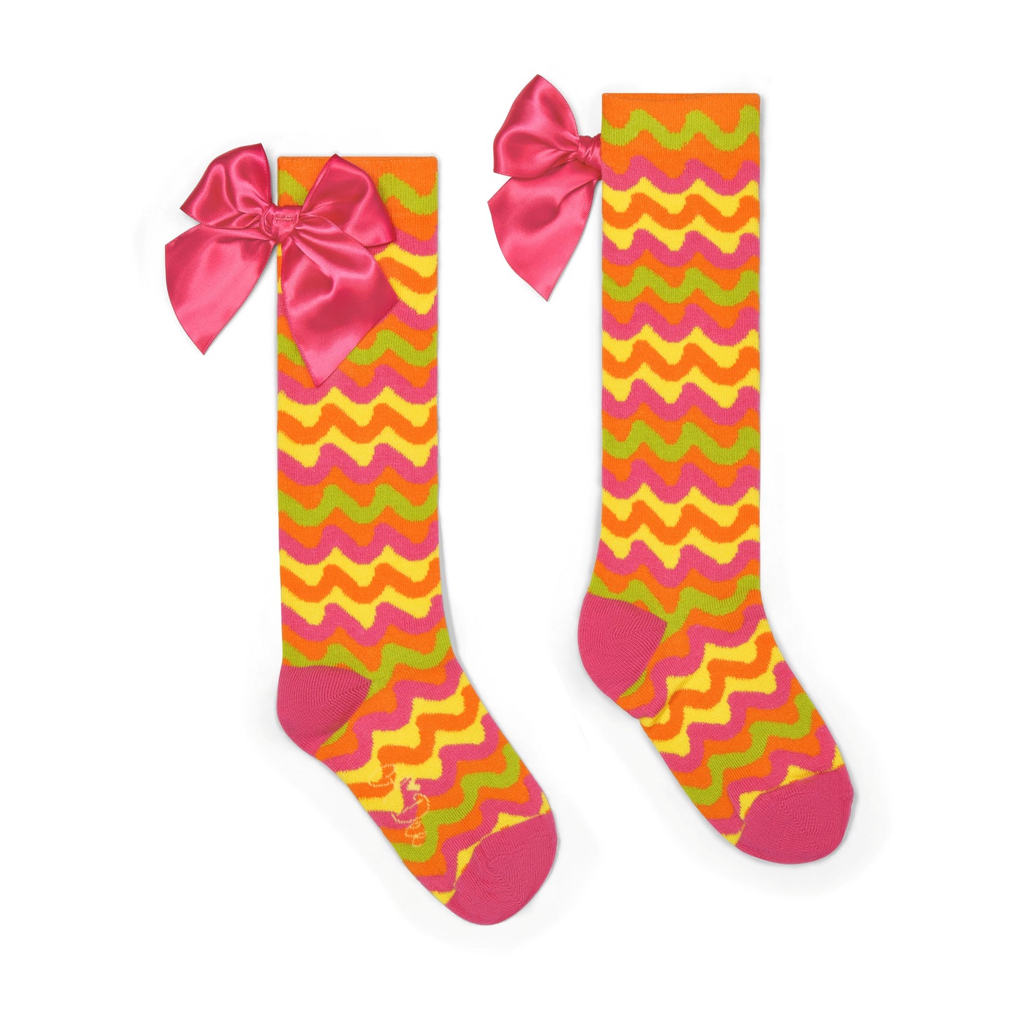 A Dee Trudy Zig Zag Knee Socks
