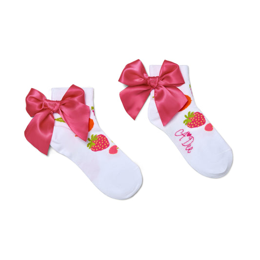 A Dee Tiara Fruit Print Ankle Socks