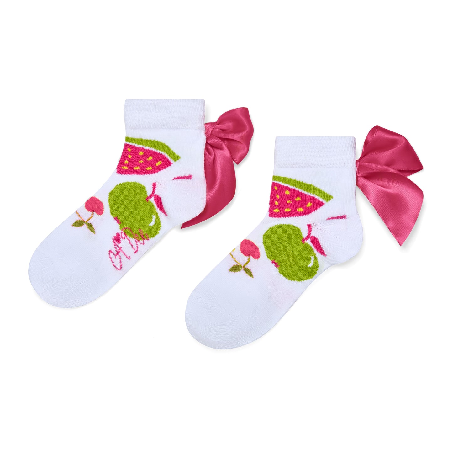 A Dee Tiara Fruit Print Ankle Socks