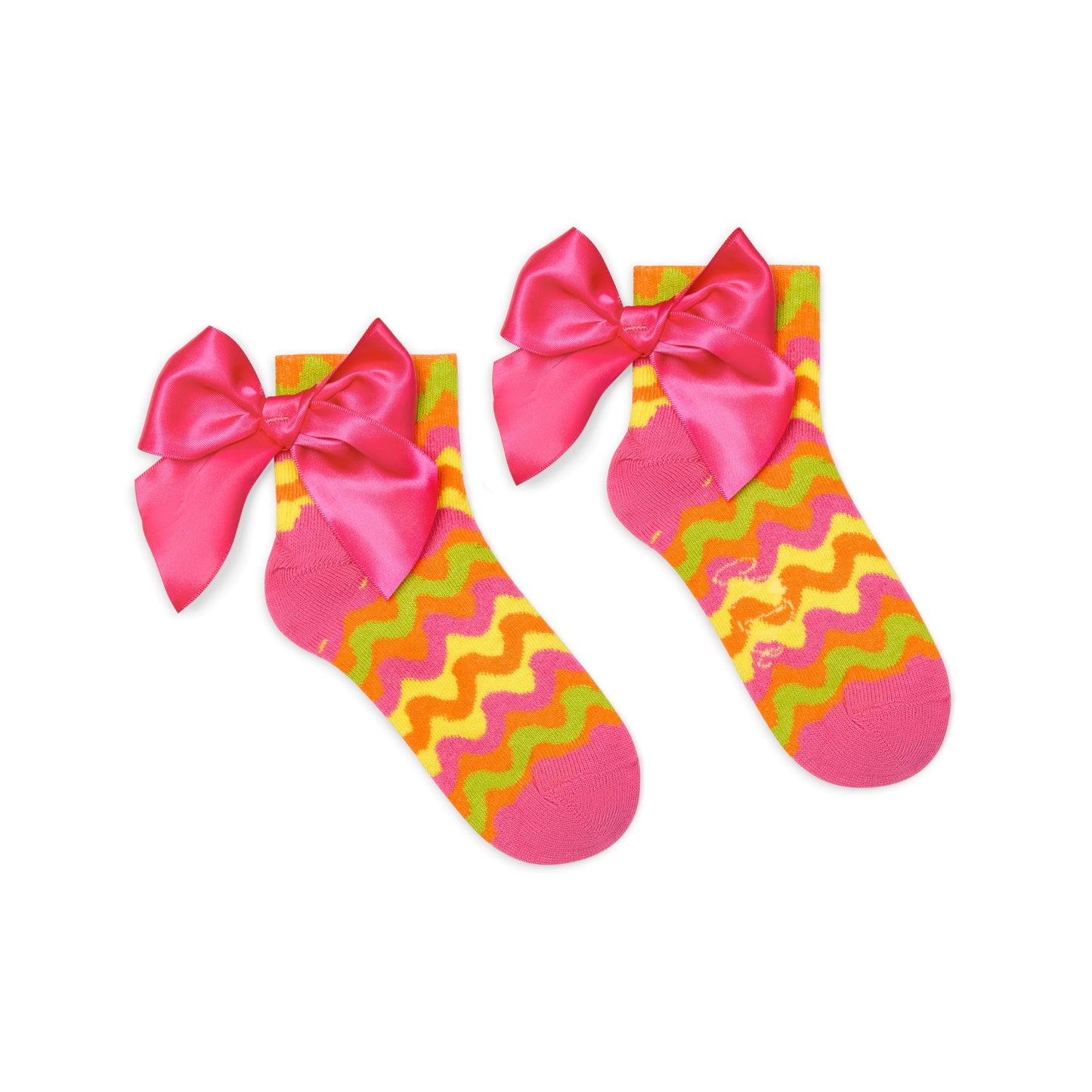 A Dee Tamson Zig Zag Ankle Socks