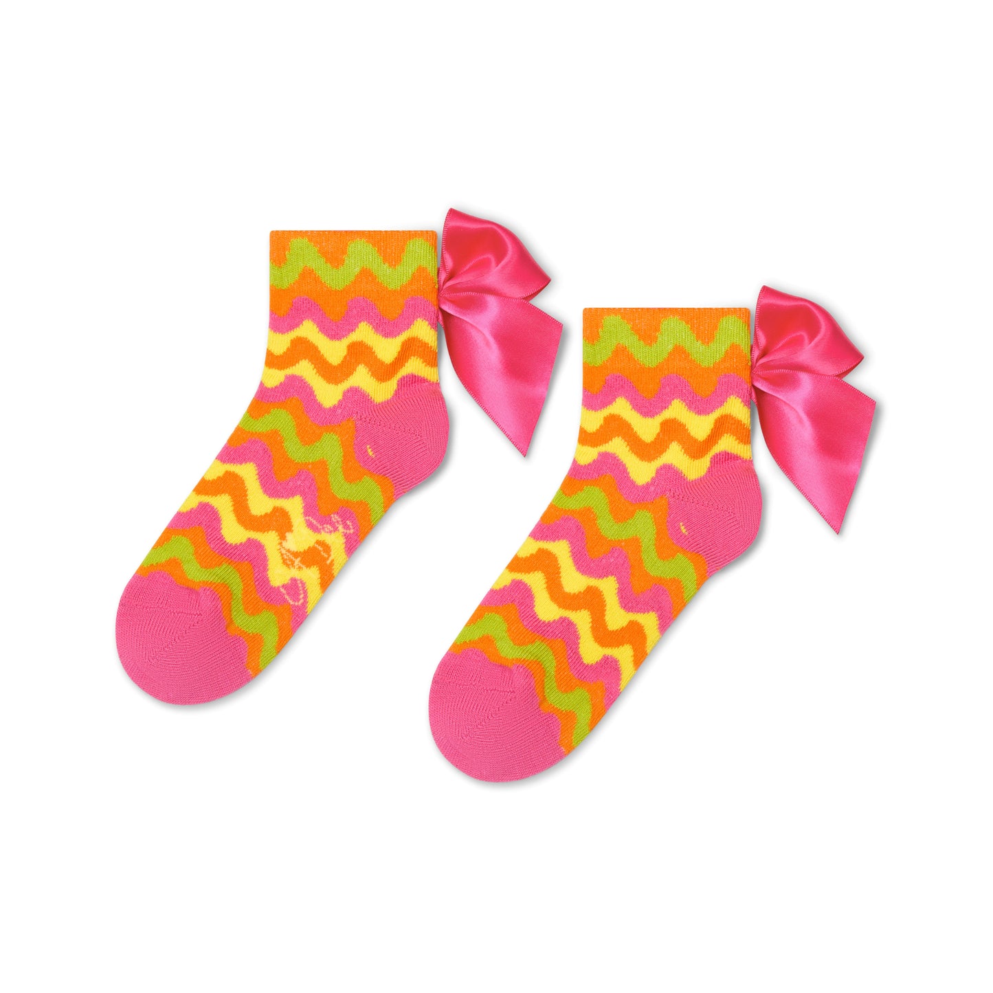 A Dee Tamson Zig Zag Ankle Socks