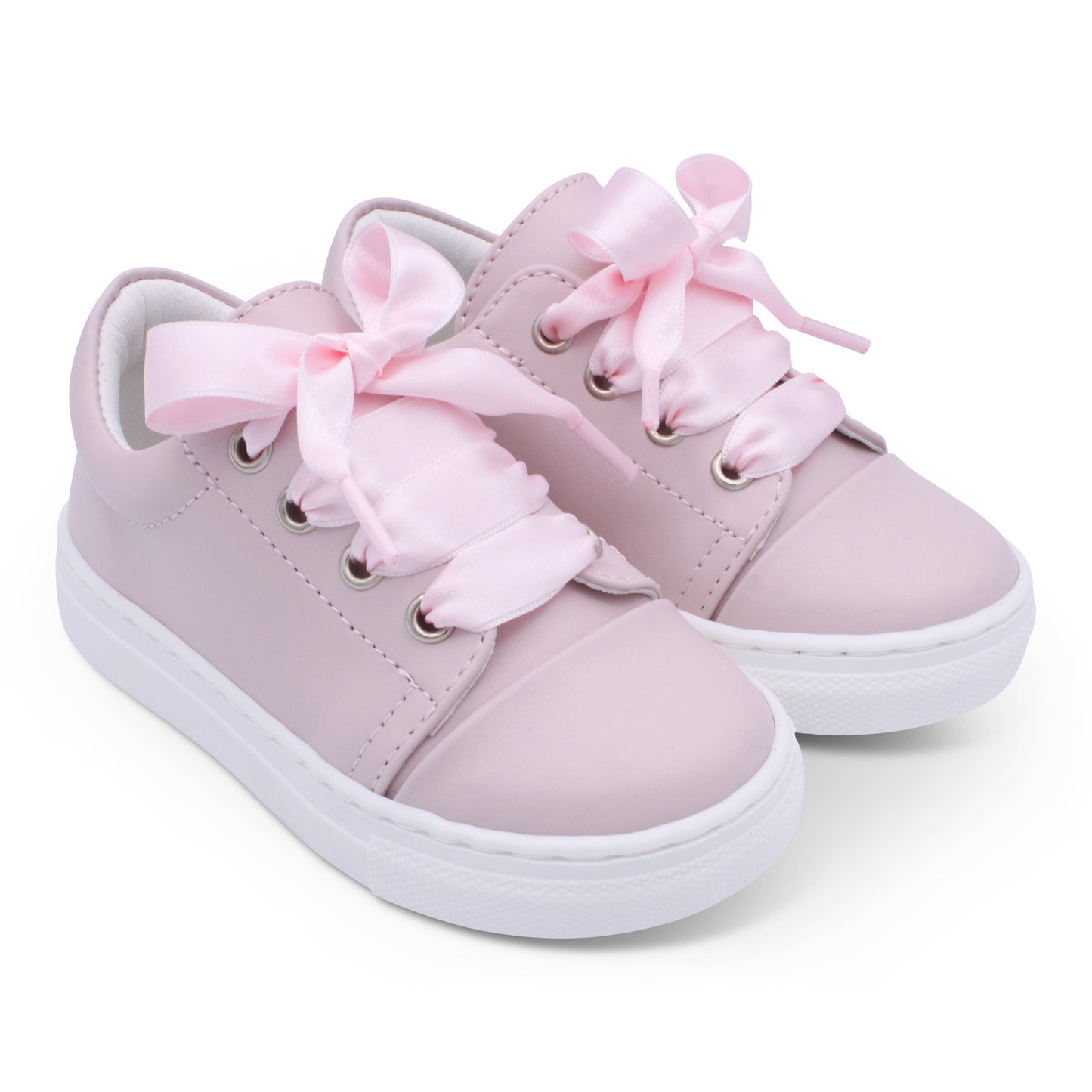 Borboleta Santi Pink Leather Ribbon Trainers