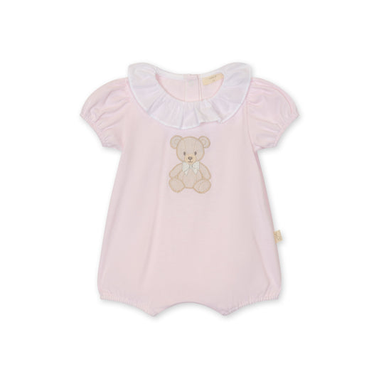 Baby Gi Pink Teddy & Me Cotton Romper