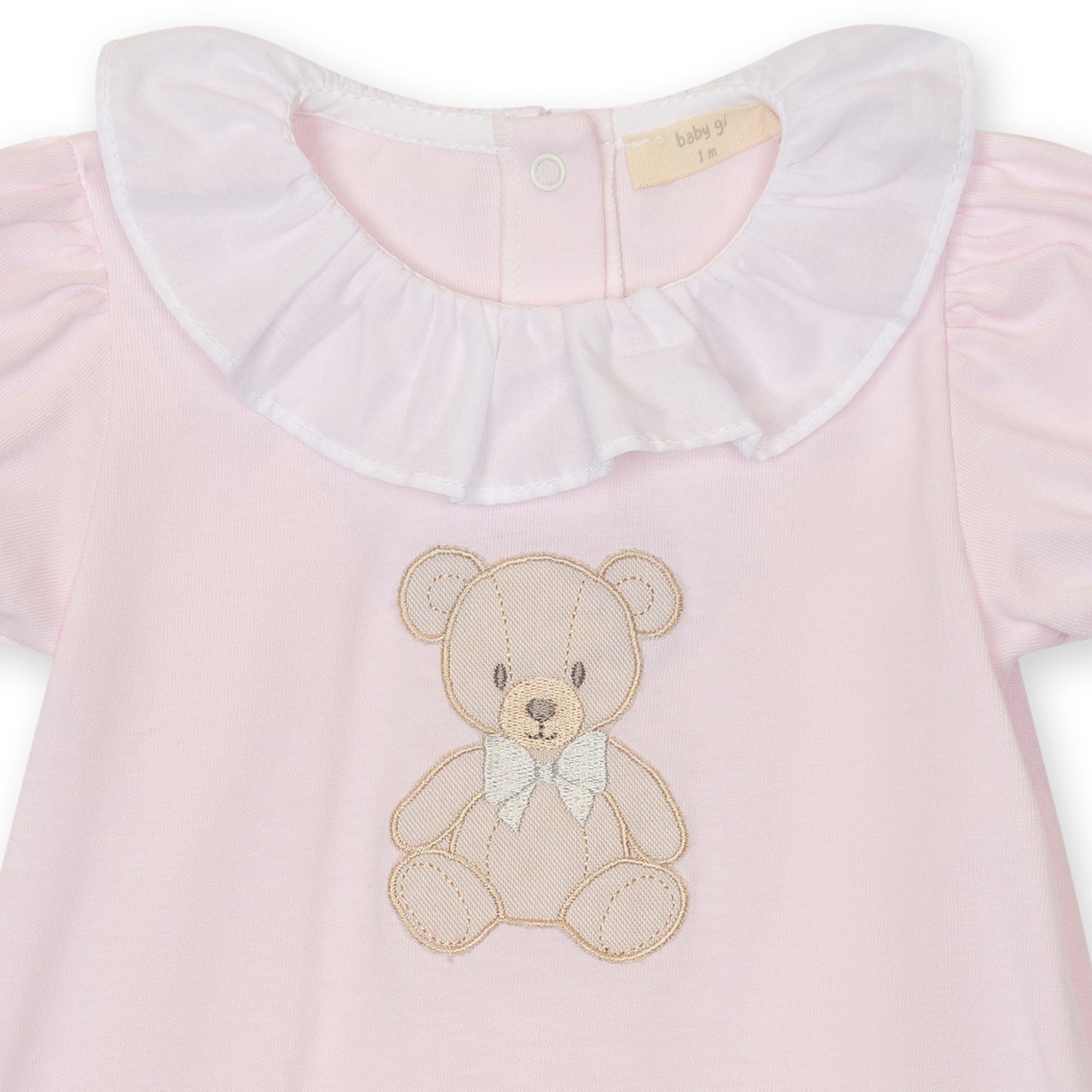 Baby Gi Pink Teddy & Me Cotton Romper